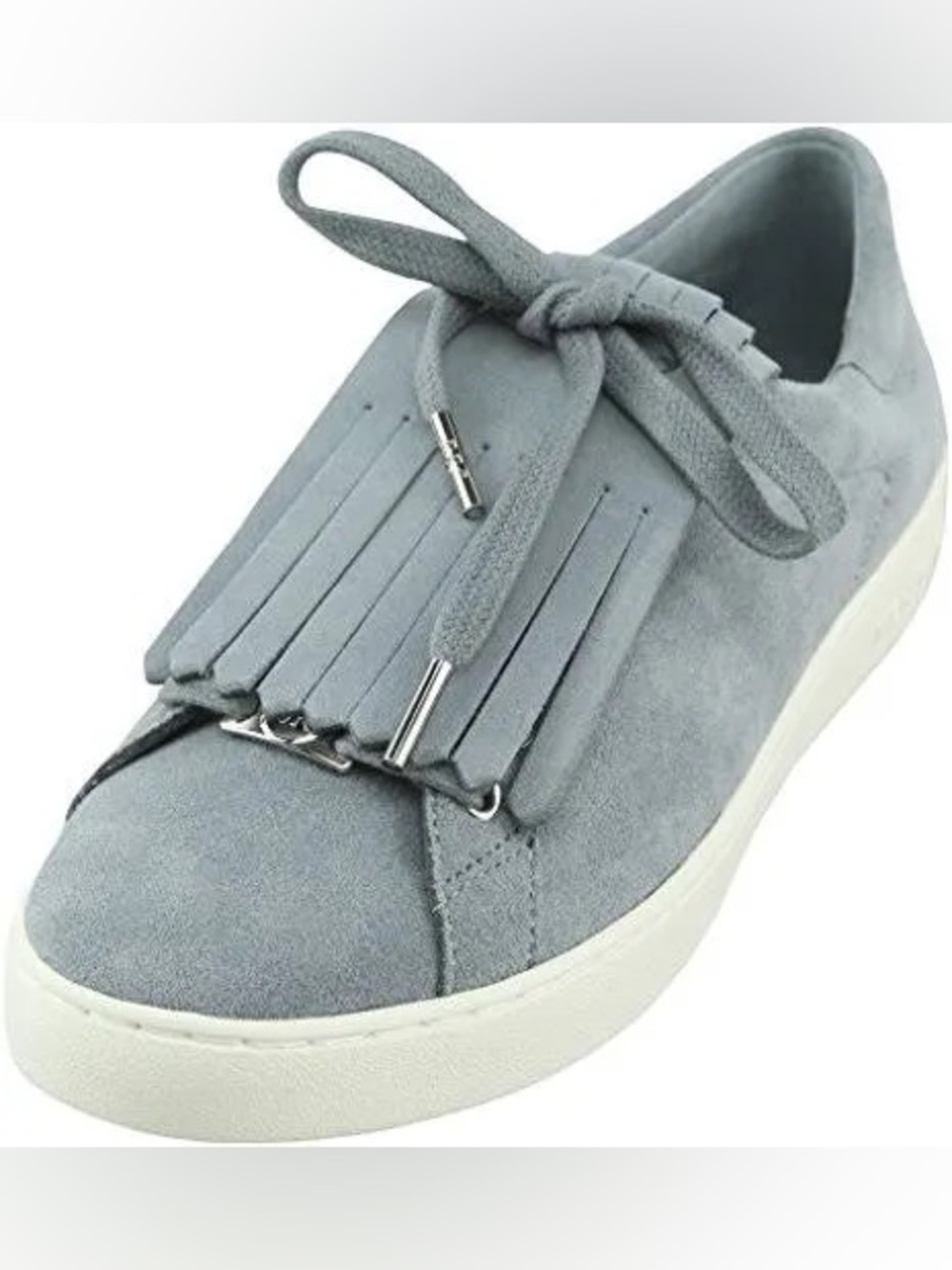Michael Kors Dusty Blue Keaton Kiltie Suede Sneaker Box